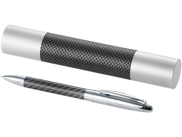 Bolígrafo de metal y fibras de carbono para empresas