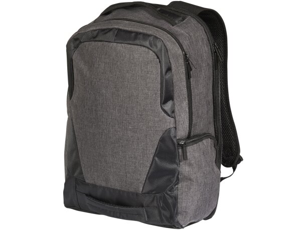 Mochila para ordenador personalizada 17 poliéster Overland Carbón detalle 5