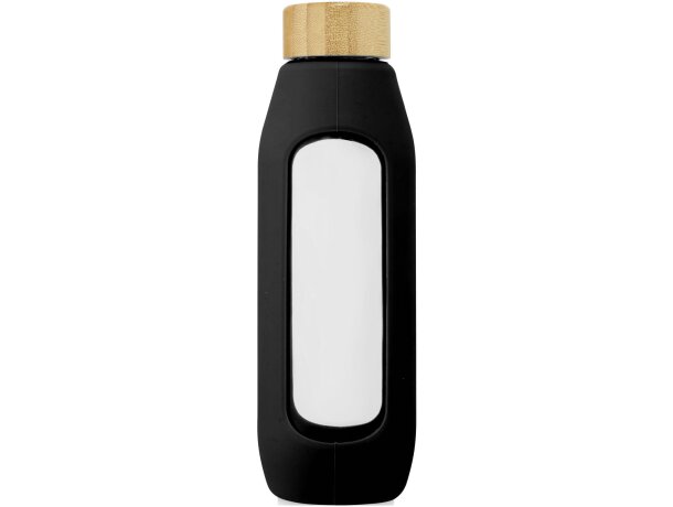Botella de vidrio borosilicato de 600 ml con agarre de silicona Tidan barato