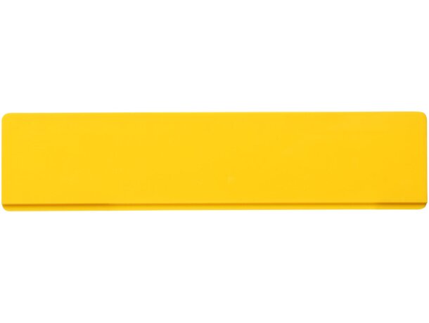 Regla Refari 15 cm plástico reciclado personalizable Amarillo detalle 18