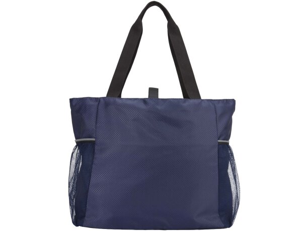 Bolsa tote Nomad 18L yoga poliéster reciclado certificado GRS Azul marino detalle 9