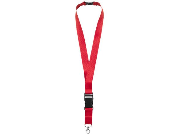 Lanyard con hebilla personalizado rojo Lanyard con hebilla personalizado rojo