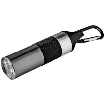 Linterna con abrebotellas y mosquetón personalizada gris medio Linterna con abrebotellas y mosquetón personalizada gris medio