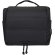 Neceser colgante Puffer de 8L con poliéster reciclado certificado GRS Negro intenso detalle 2
