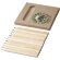Set para colorear de 12 piezas Artemaa en madera de álamo Natural detalle 1