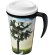 Taza térmica personalizada en pp 350ml Negro intenso/blanco