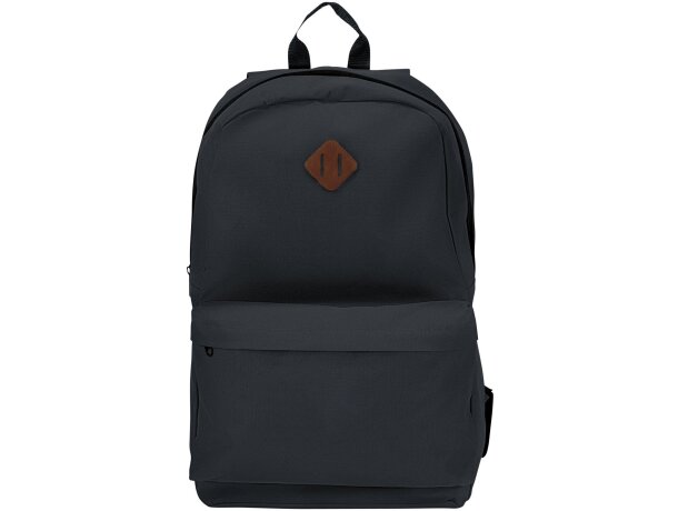 Mochila para portátil de 15 poliéster 600D correas ajustables Negro intenso detalle 4