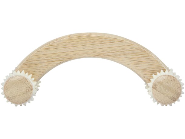 Masajeador bambú Volu para bienestar y relajación muscular Natural detalle 4