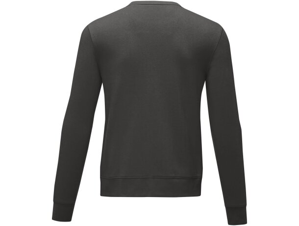Jersey de cuello redondo para hombre Zenon afelpado Gris tormenta detalle 32
