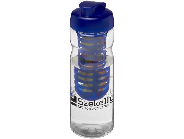 H2O Active® Base Bidón deportivo e infusor con Tapa Flip de 650 ml Transparente/azul detalle 7
