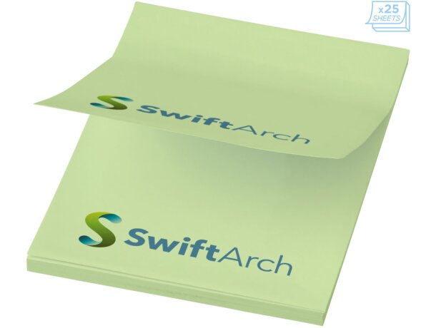 Notas adhesivas Sticky-Mate 50x75 mm personalizables Verde nenta detalle 11