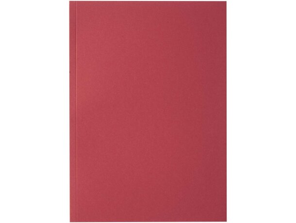 Libreta A5 Novella Austen papel reciclado certificado FSC Rojo detalle 7