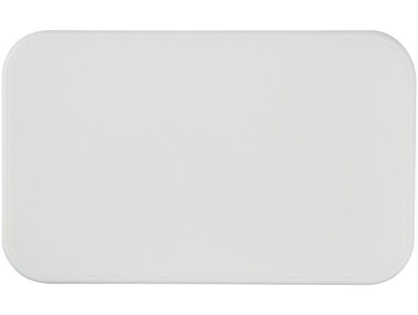 Fiambrera sostenible 700ml MIYO Renew de bioplástico Blanco marfil detalle 52