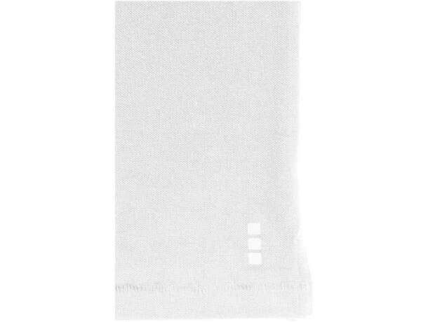 Polos serigrafiados algodón 200 g/m2 Oakville Blanco detalle 4