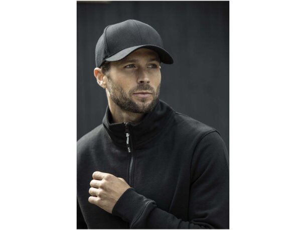 Gorra reciclada seis paneles Aware Opal con rastreador QR Verde detalle 25