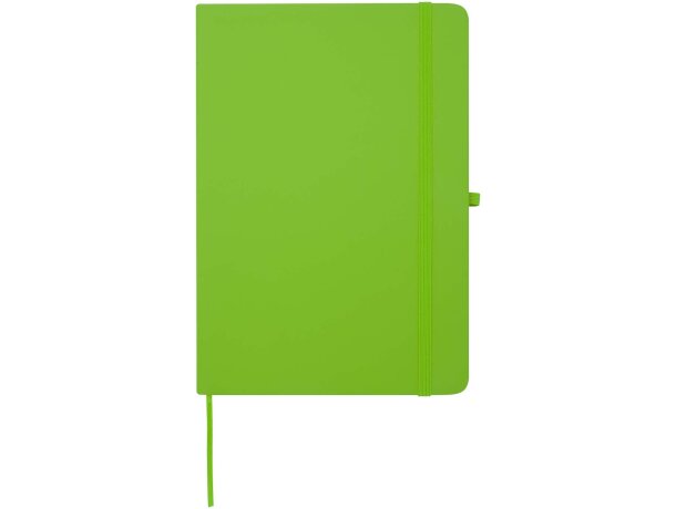 Libreta tapa dura A5 Spectrum Plus con papel certificado FSC Verde lima detalle 36