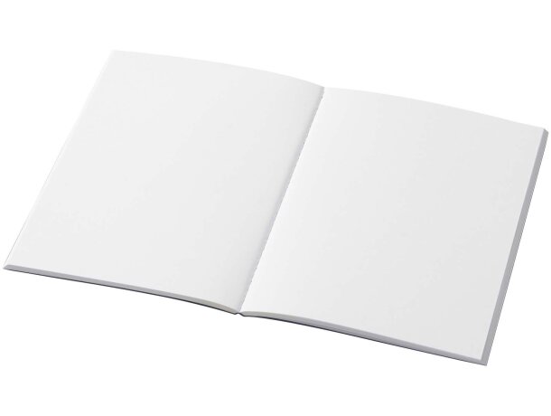 Libreta A6 tapa blanda Novella Austen papel FSC Azul detalle 33