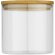 Recipiente vidrio alimentos Boley 320ml tapa bambú Natural/transparente detalle 3