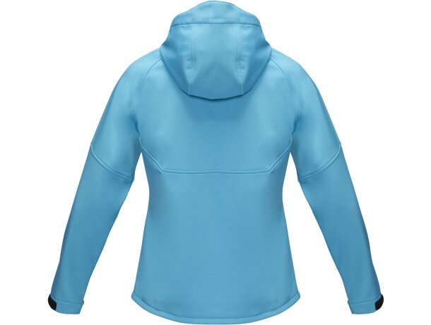 Chaqueta softshell reciclada Coltan para mujer con GRS Azul nxt detalle 3