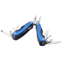 Multiherramienta mini de 11 usos personalizada azul