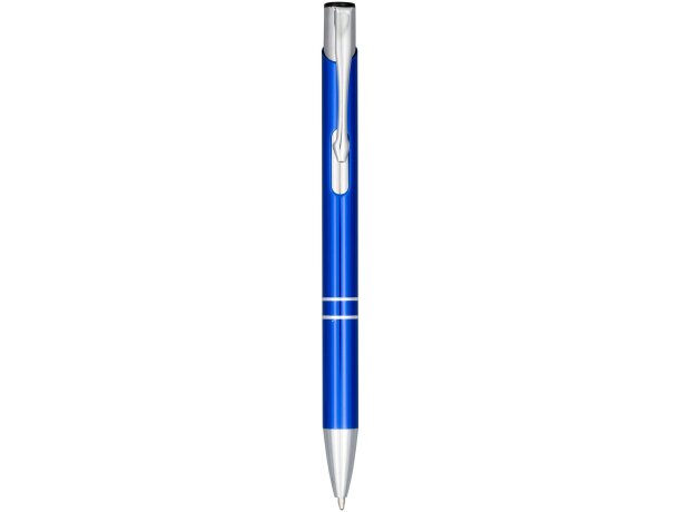 Bolígrafo de aluminio anodizado Moneta Azul detalle 5