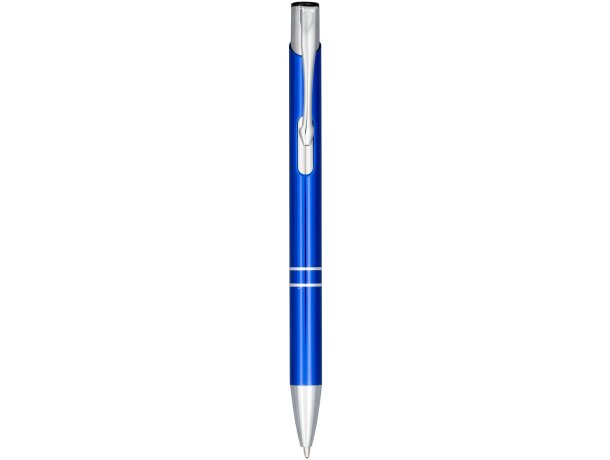 Boli con nombre clip de acero plástico tinta azul Moneta Azul detalle 5