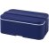 Fiambrera MIYO 700ml con banda PET reciclado Azul/azul