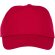 Gorra infantil de 5 paneles Feniks Kids Rojo detalle 12