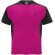 Camiseta deportiva Bugatti Roly cool fit unisex Rosa fucsia/negro intenso detalle 13