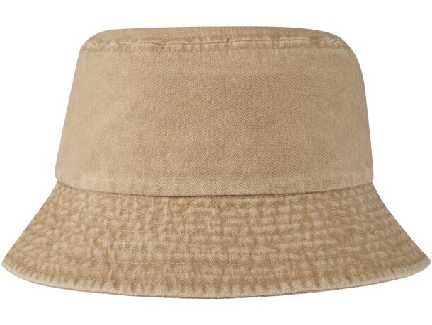 Gorro lavado Mitica con algodón reciclado y acabado vintage detalle 3