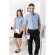 Camisa tipo Oxford de manga corta de mujer Manitoba Azul claro detalle 10