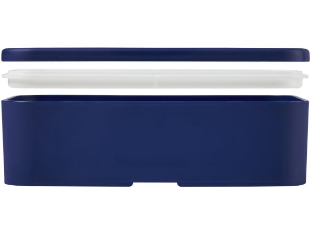 Fiambrera MIYO 700ml con banda PET reciclado Azul/azul detalle 5
