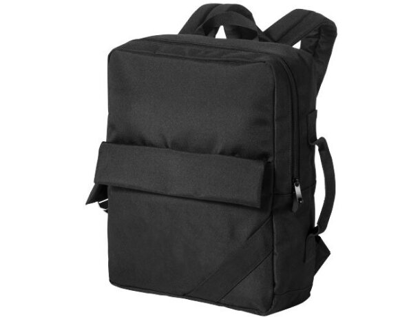 Mochila para portátil con funda para tablet personalizada negro intenso Mochila para portátil con funda para tablet personalizada negro intenso
