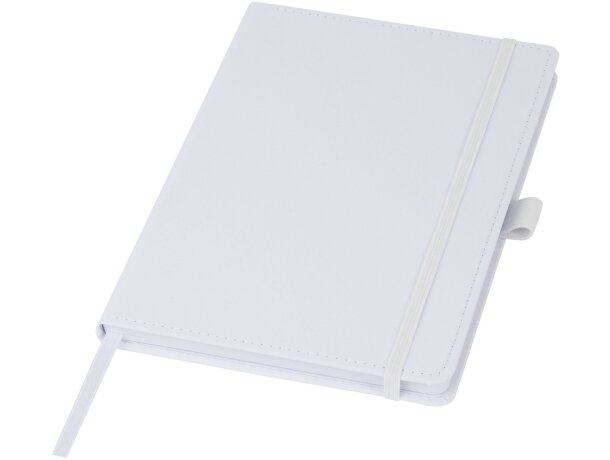Libreta tapa dura plástico oceánico reciclado Thalaasa FSC Amarillo detalle 36