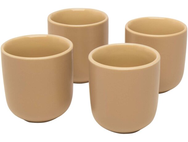 Set de cuatro tazas de expreso Male 90ml en cerámica detalle 15