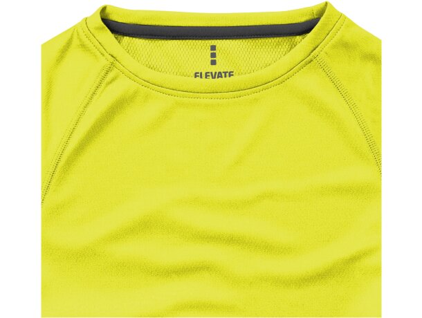 Camiseta técnica Niagara de Elevate amarillo neón