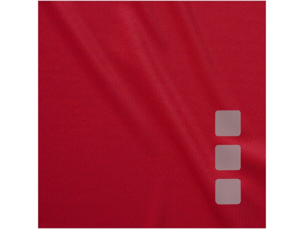 Camiseta de manga corta unisex niagara de Elevate 135 gr Rojo detalle 13
