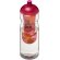 H2O Active® Base Bidón deportivo e infusor con Tapa Dome de 650 ml Transparente/rosa