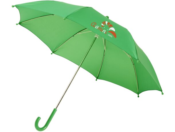 Paraguas resistente al viento para niños de 17 Nina Verde brillante detalle 3