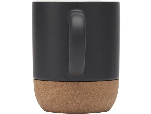 Taza cerámica Billie 300 ml con base de corcho Negro intenso detalle 6