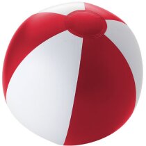 Pelota de playa opaca de pvc roja barato