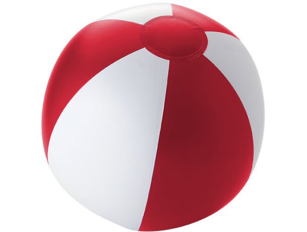 Pelota de playa opaca de pvc grabado roja Pelota de playa opaca de pvc grabado roja