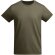 Camiseta manga corta infantil algodón orgánico Breda Roly Verde militar