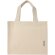Bolsa tote con fuelle algodón reciclado certificado GRS Odessa Natural detalle 2