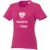 Camiseta de manga corta para mujer ”Heros” Magenta detalle 10