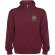 Sudadera con capucha y cremallera Montblanc Roly unisex Granate detalle 21