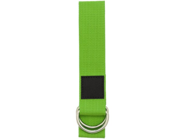 Correa yoga Virabha RPET reciclado con funda sostenible Verde detalle 4