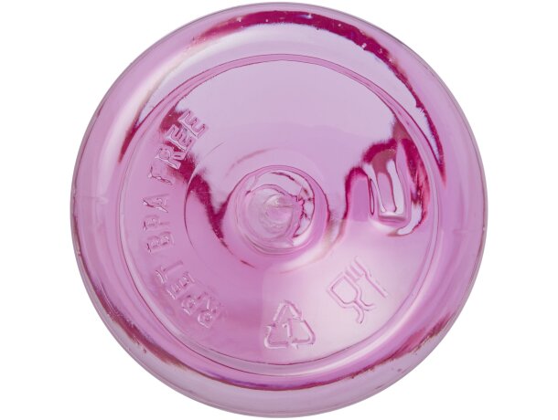 Bidón deportivo Bodhi 500ml de RPET con tapa de acero reciclado Rosa transparente detalle 25