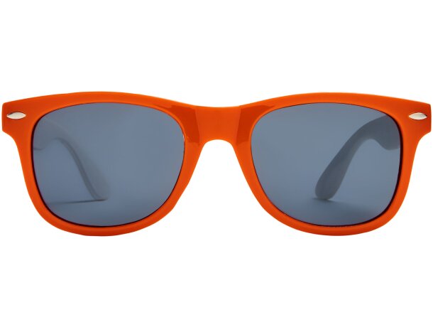 Gafas de sol de color liso Sun Ray Naranja detalle 14
