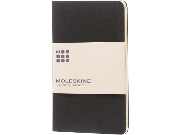 Libreta Cahier Journal rayada con tapa de cartón certificada FSC Negro intenso detalle 4